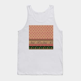 Gentle Blossoms: A Sweet Pink Flower Pattern for Cool Comfort Tank Top